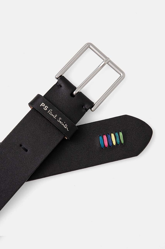 Kožený pásek PS Paul Smith M2A.7946.NSTITC černá AW24