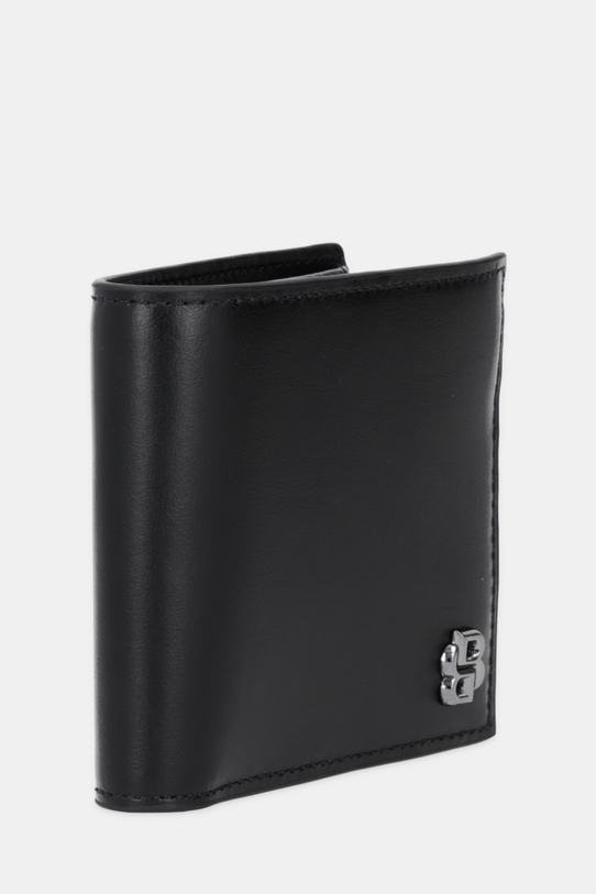 Δερμάτινο πορτοφόλι + μπρελόκ BOSS μαύρο 50529500