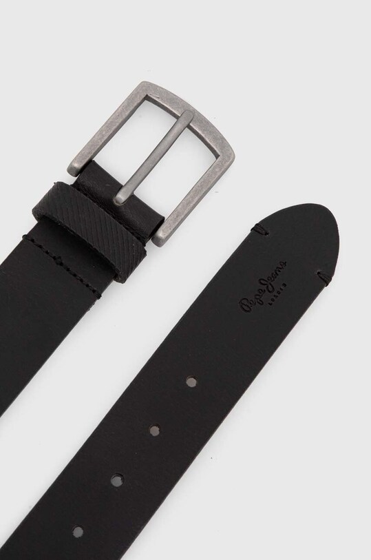 Кожаный ремень Pepe Jeans PALMER BELT PM021024 чёрный AW24