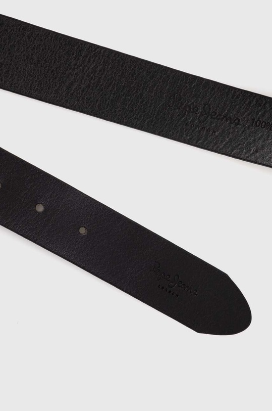 Кожаный ремень Pepe Jeans TATE BELT PM021028 чёрный AW24