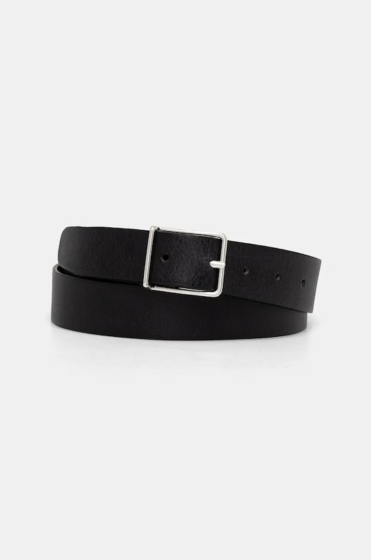 Sisley curea de piele negru 6G8ZSL017