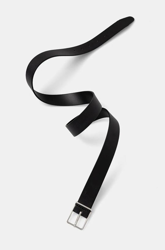 Kožni remen Sisley 6G8ZSL017 crna AW24