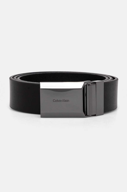 Oboustranný kožený pásek Calvin Klein Dárkový box černá K50K512392