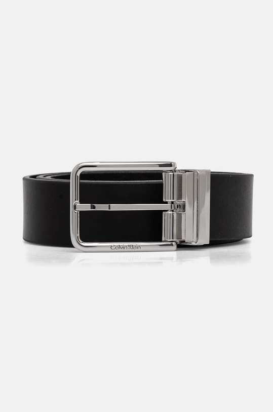 Oboustranný kožený pásek Calvin Klein K50K512392 černá AW24