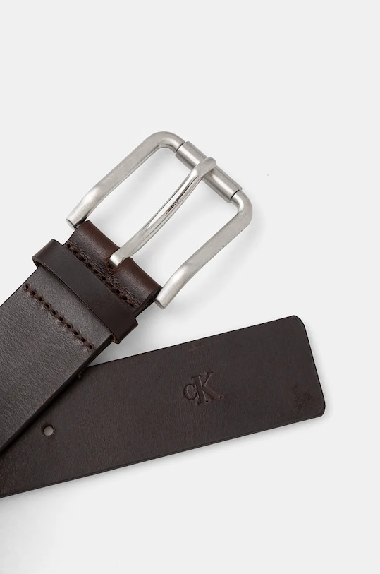 Calvin Klein Jeans pasek skórzany K50K512086 brązowy AW24