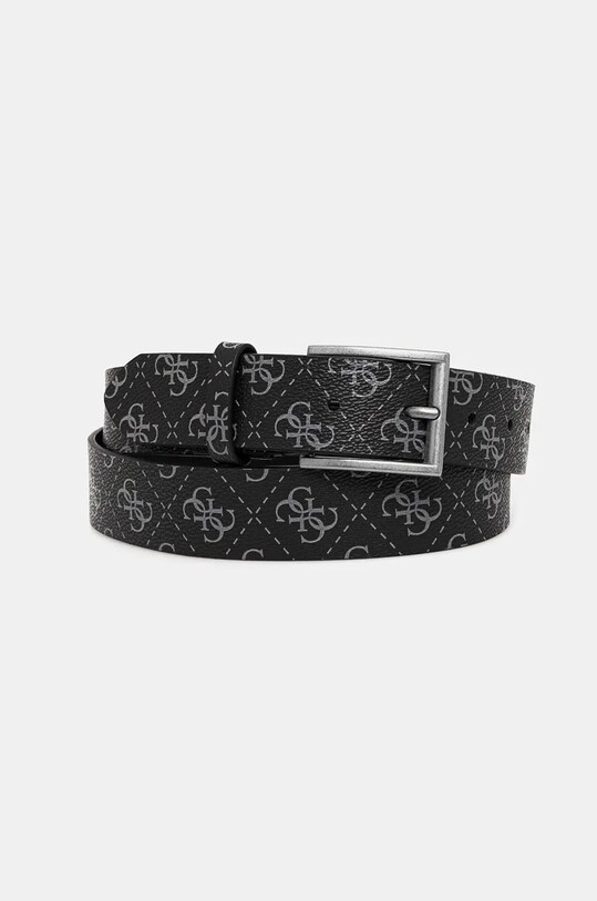 Ремень Guess имитация натуральной кожи чёрный BMCALO.P4335