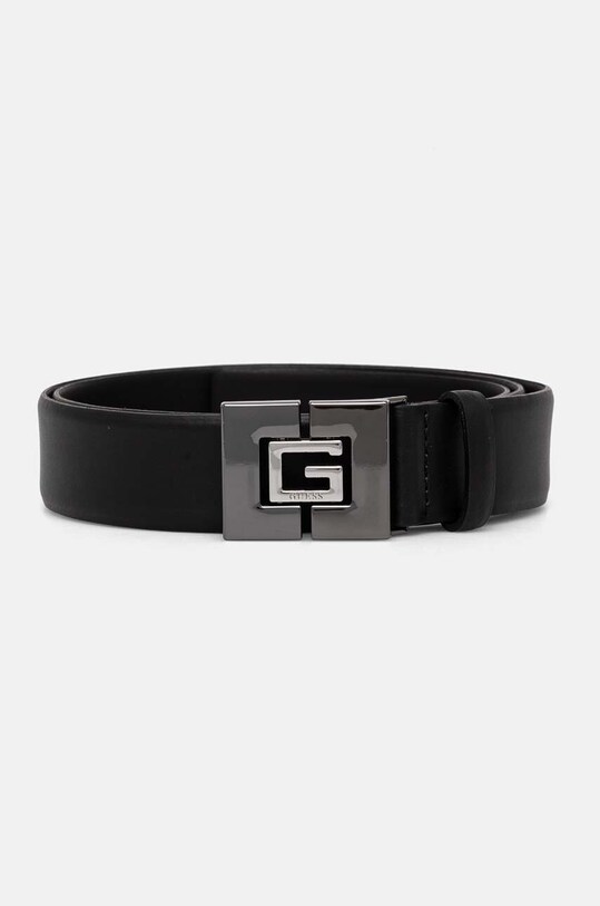 Guess curea de piele negru BMGNLE.P4435