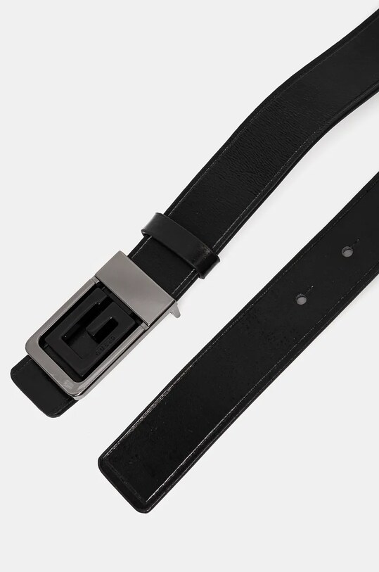 Шкіряний ремінь Guess BMGOLE.P4430 чорний AW24