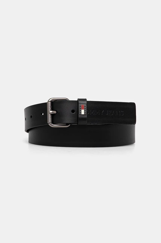 Tommy Jeans pasek skórzany czarny AM0AM12647
