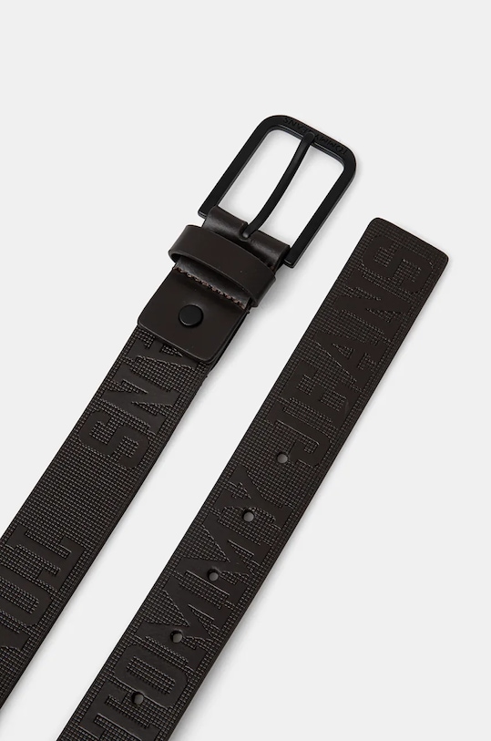 Tommy Jeans pasek skórzany AM0AM12969 brązowy AW24