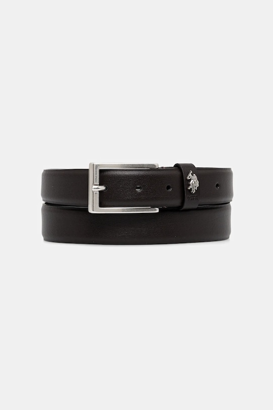 U.S. Polo Assn. curea de piele Hitchcock piele maro AIUH32375MHN