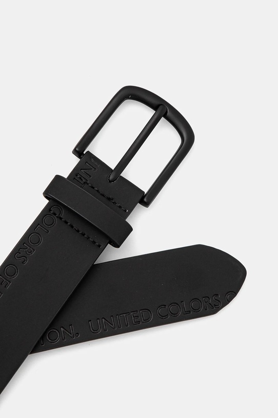 Ζώνη United Colors of Benetton 6NJVUL00N μαύρο AW24
