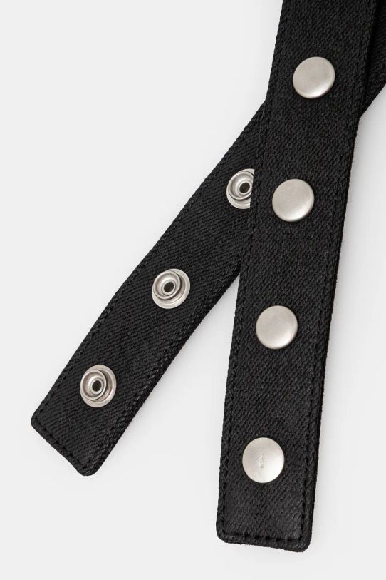 Αξεσουάρ Ζώνη Rick Owens Snaps Belt DA02D2441.BWES2 μαύρο