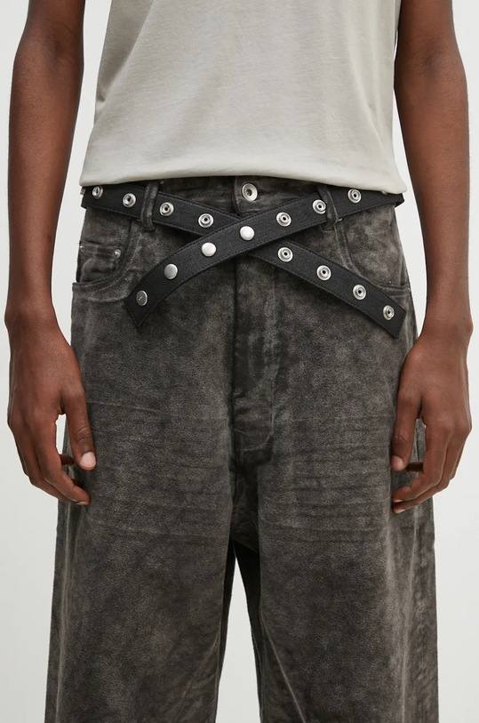 Rick Owens belt Snaps Belt black DA02D2441.BWES2