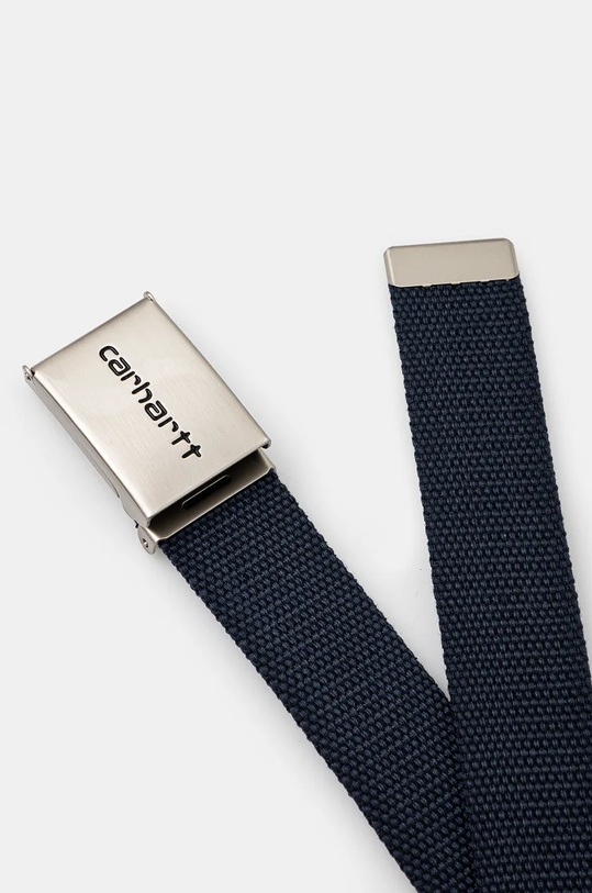 Ремінь Carhartt WIP Clip Belt Chrome I019176.29LXX темно-синій AW24