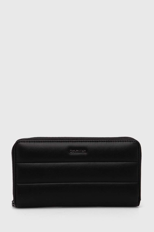 Peněženka Calvin Klein hladký černá K60K612199