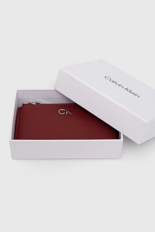 Akcesoria Calvin Klein etui na karty K60K612281 czerwony