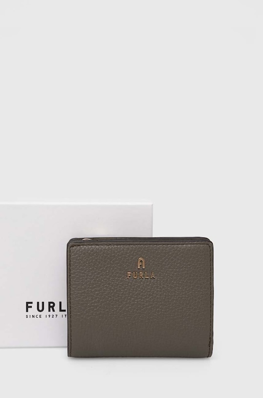 Furla portfel skórzany zielony WP00307.HSF000.2810S