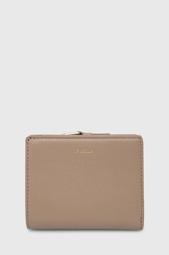 Кожен портфейл Furla гладка кожа бежов WP00451.BX2045.1257S