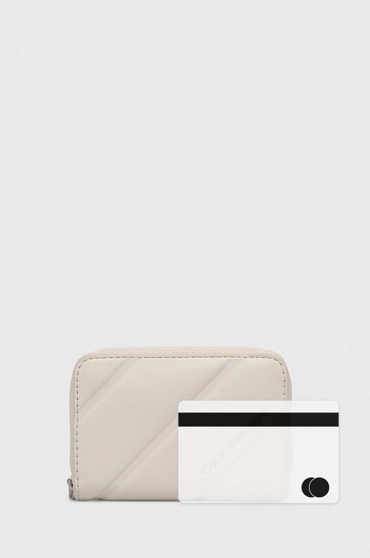 Peněženka Calvin Klein Jeans béžová K60K612256