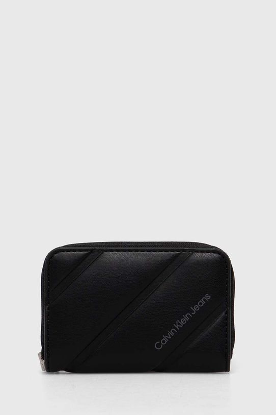 Peňaženka Calvin Klein Jeans imitácia kože čierna K60K612256