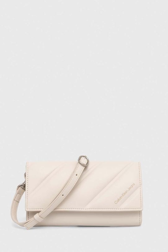 Клатч Calvin Klein Jeans не вміщує А4 бежевий K60K612257