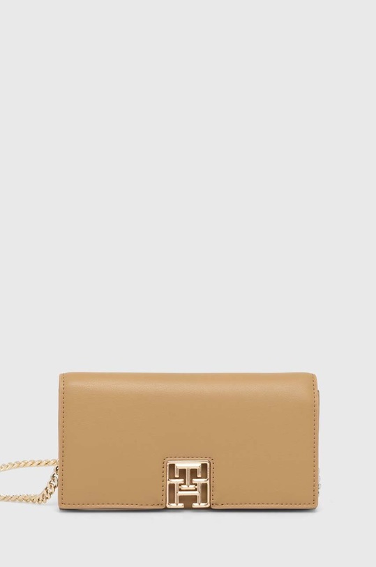 Πορτοφόλι Tommy Hilfiger συνθετικό μπεζ AW0AW16328