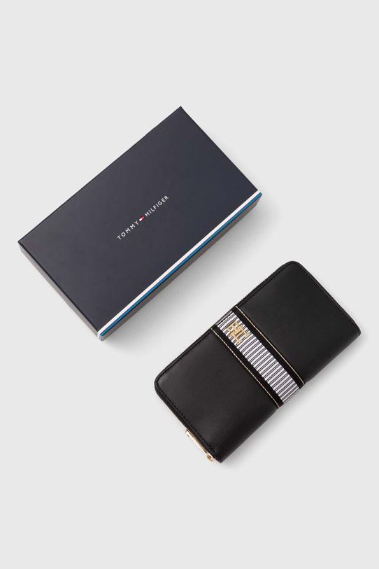 Peňaženka Tommy Hilfiger čierna AW0AW16339