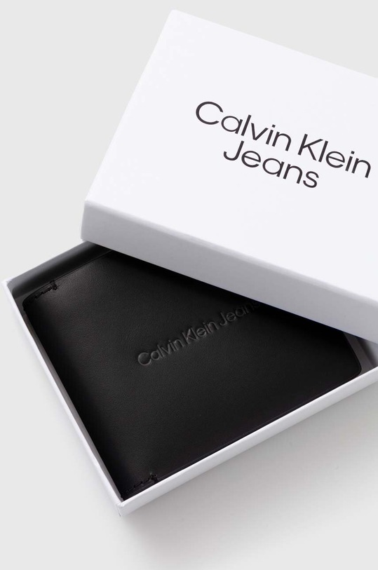 Calvin Klein Jeans portfel skórzany czarny K50K512059