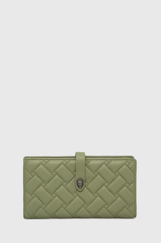 Kurt Geiger London portfel skórzany KENSINGTON SOFT WALLET skóra licowa zielony 2712076109
