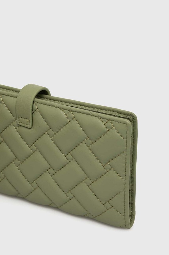 Kurt Geiger London portfel skórzany KENSINGTON SOFT WALLET 2712076109 zielony AW24