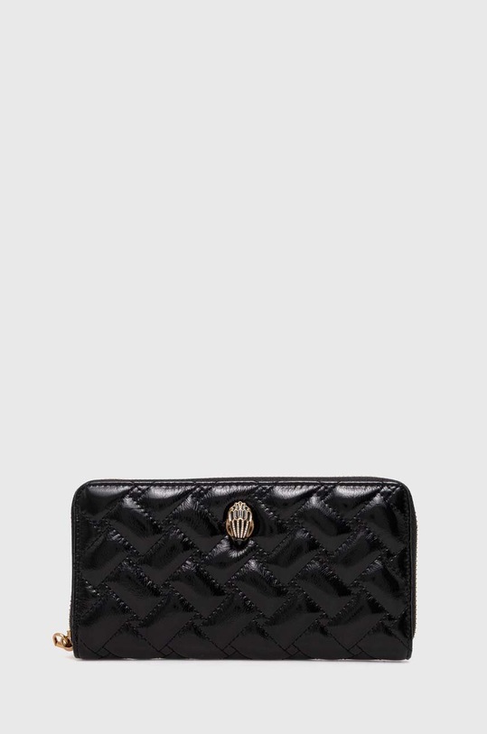 Kurt Geiger London portofel de piele KENSINGTON ZIP AROUND E piele negru 2712700319