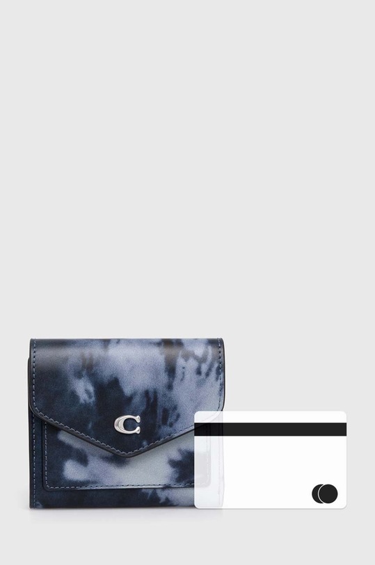 Coach portafoglio in pelle Wyn CT914 nero