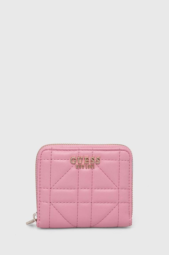 Guess portfel ASSIA imitacja skóry licowej różowy SWQG84.99370