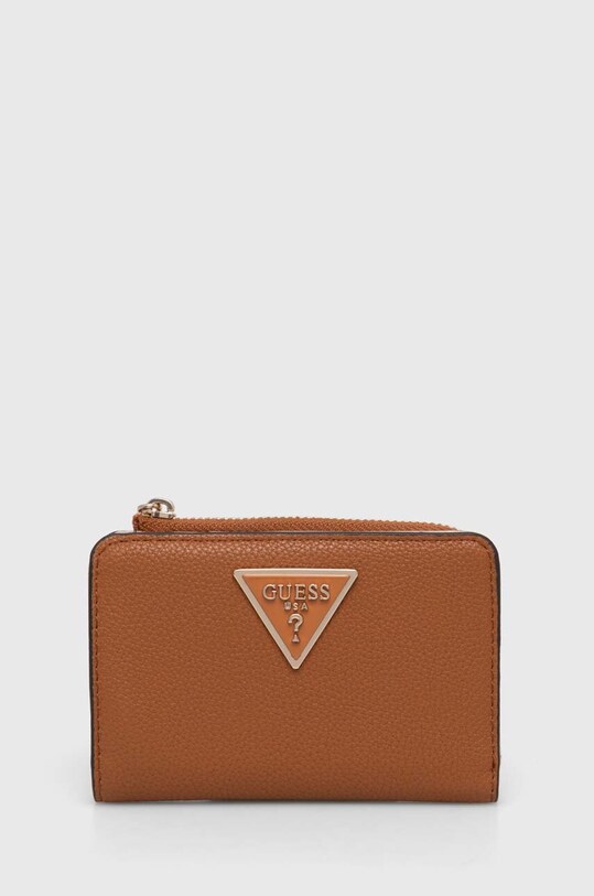 Peňaženka Guess LAUREL jemný vzor hnedá SWBG85.00560