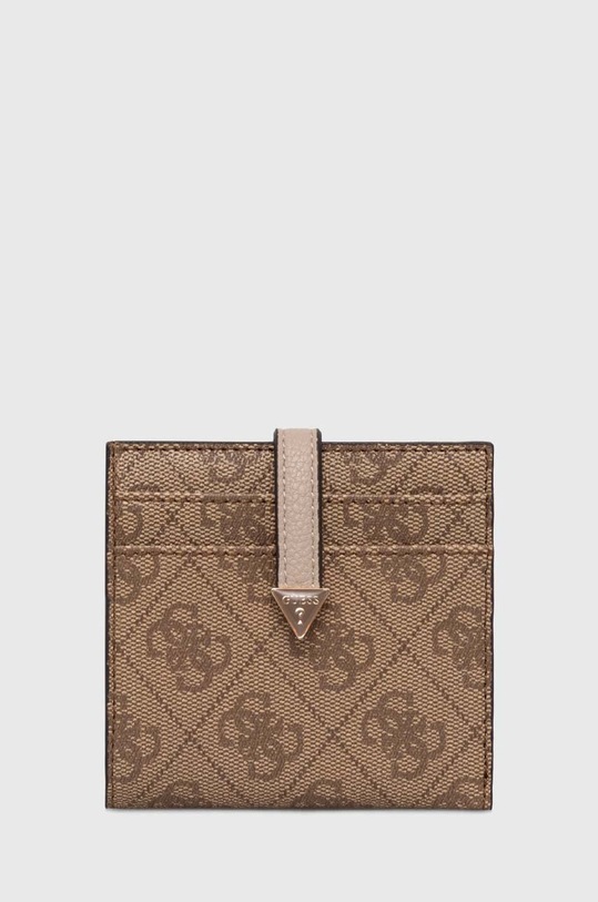 Guess portfel LAUREL imitacja skóry licowej brązowy SWSG85.00520