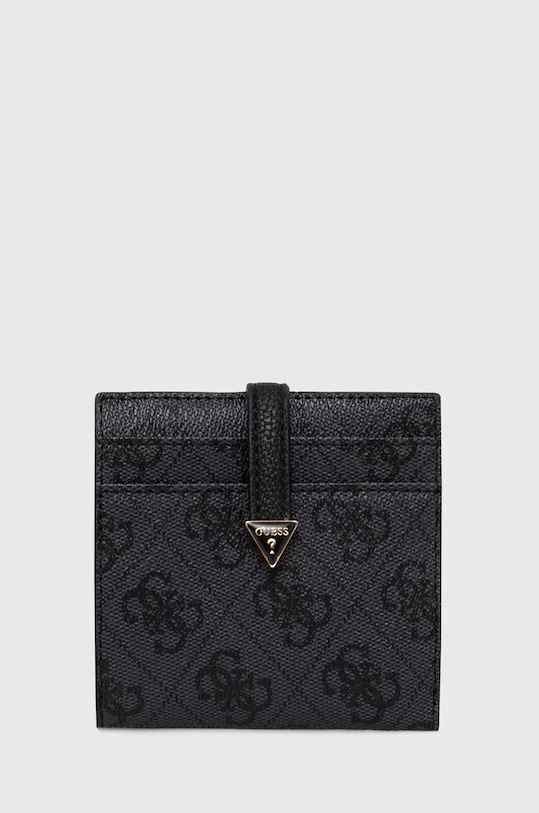 Guess portfel LAUREL imitacja skóry licowej czarny SWSG85.00520