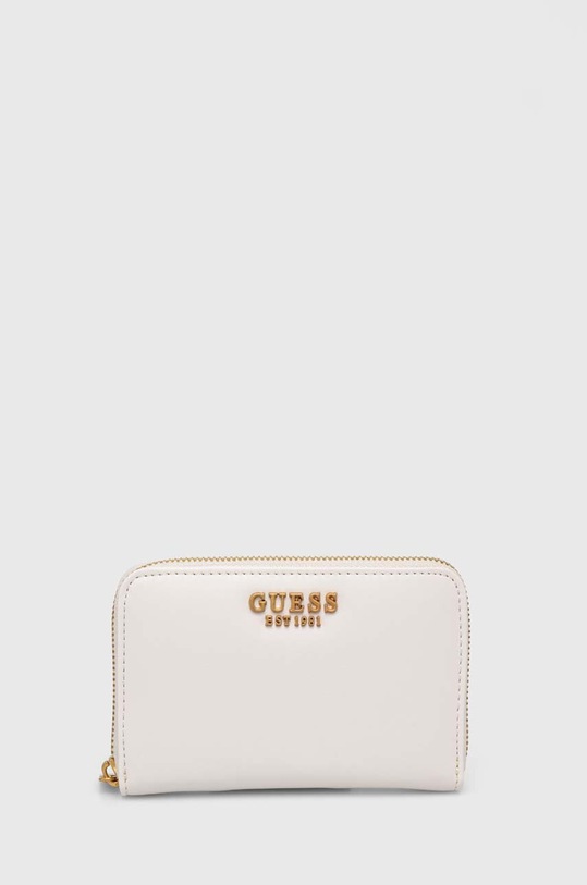 Guess portfel LAUREL imitacja skóry licowej beżowy SWVA85.00400