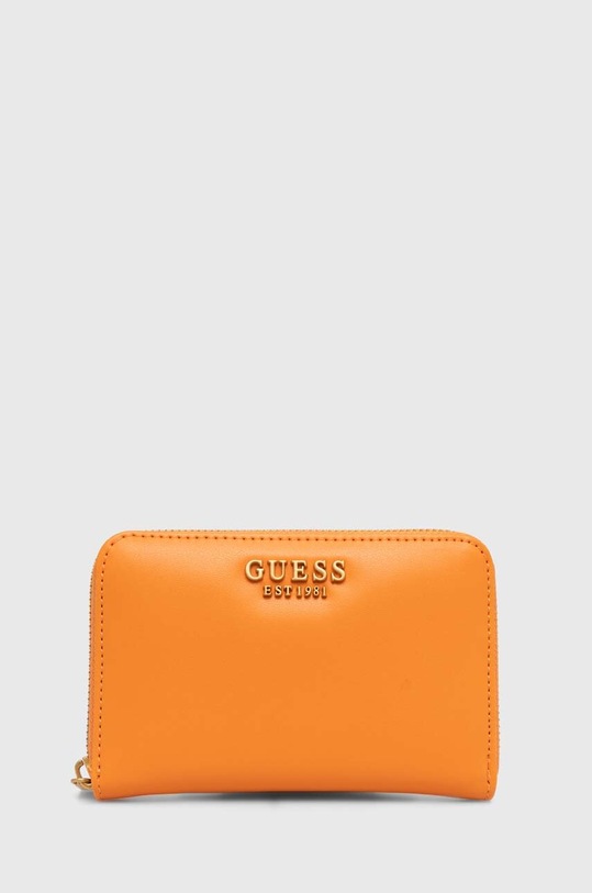 Guess portfel LAUREL imitacja skóry licowej pomarańczowy SWVA85.00400
