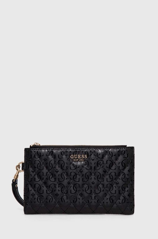 Guess portfel YARMILLA imitacja skóry licowej czarny SWGG93.22570