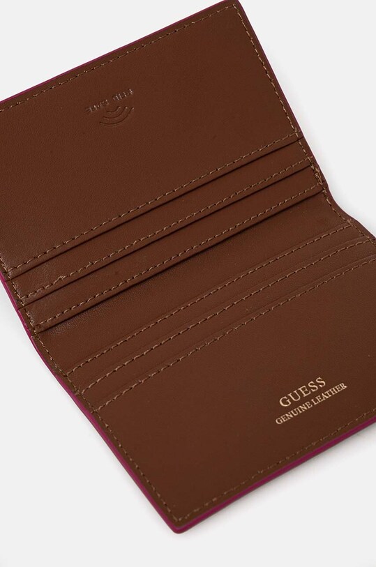 Akcesoria Guess etui na karty skórzane RW1654.P4301 brązowy