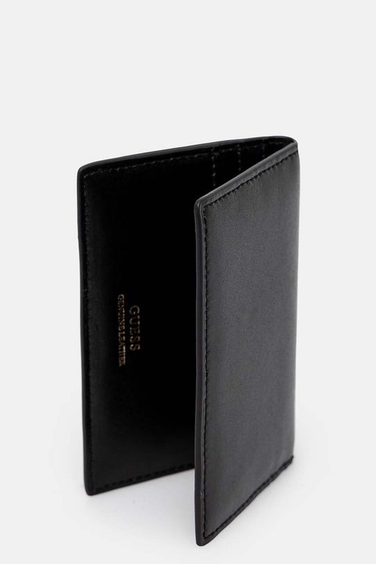 Guess etui na karty skórzane RW1654.P4301 czarny AW24