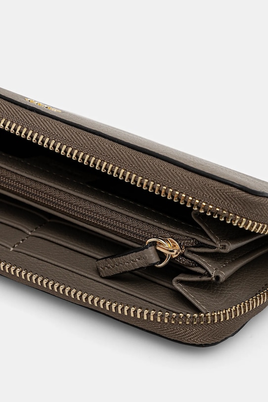 Кожаный кошелек BOSS 50523659 коричневый SS25