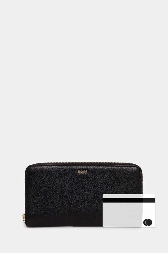 BOSS portofel de piele 50523659 negru