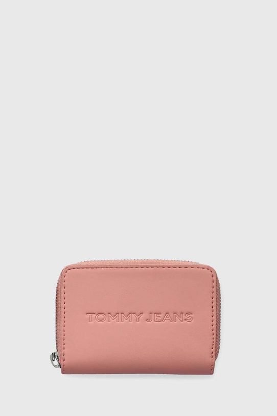 Peňaženka Tommy Jeans imitácia kože ružová AW0AW16387