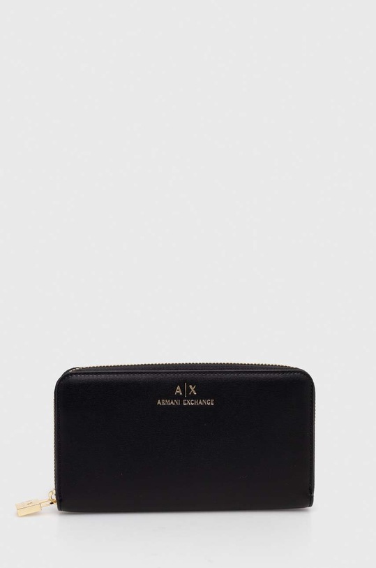 Armani Exchange portofel imitatie de piele negru 948068.4F779