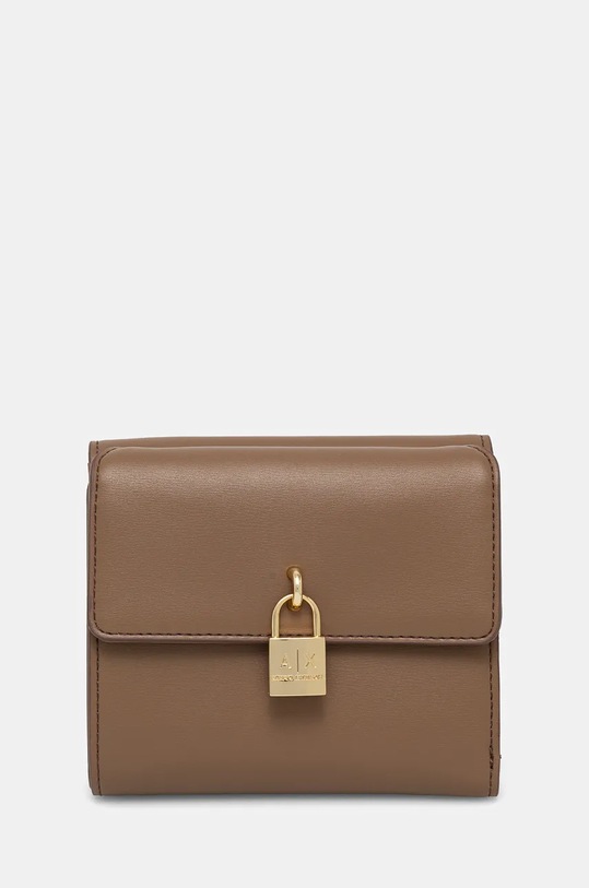 Armani Exchange portofel imitatie de piele maro 948530.4F779