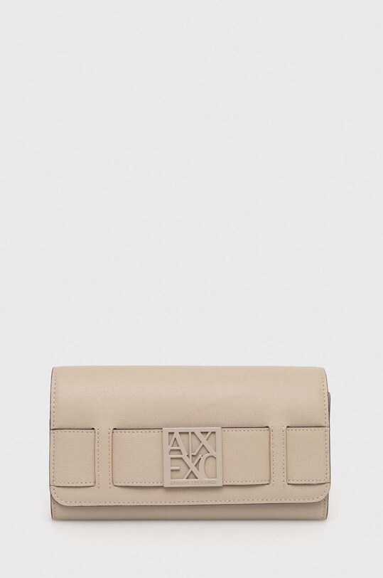 Armani Exchange portofel imitatie de piele bej 948572.0A874
