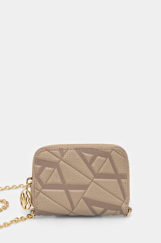Armani Exchange portafoglio finta pelle fiore beige 948595.4F784