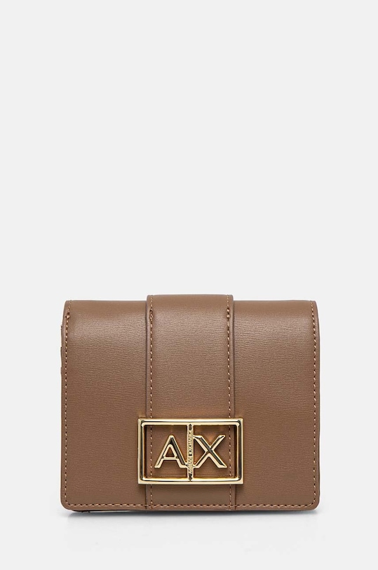 Armani Exchange portofel imitatie de piele bej 948600.4F786